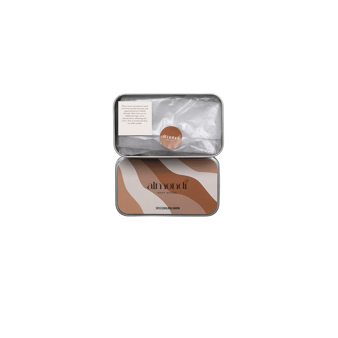250 GR METAL BOX - WITH MILK